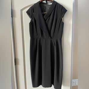 Max Mara V neck Shift Dress with Belt